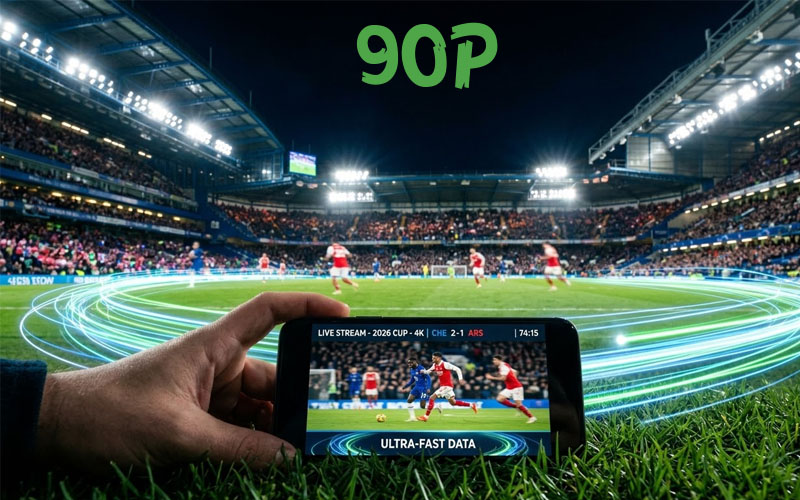 Thưởng thức bóng đá tại 90 Phút TV với đường truyền cực nhanh